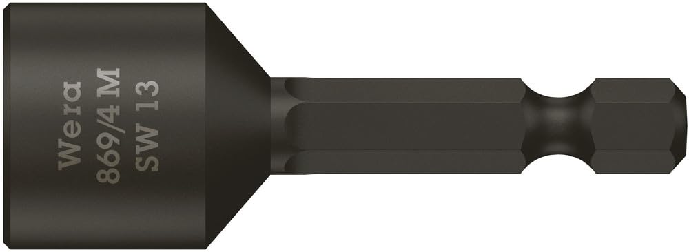 Zestaw końcówek wymiennych klucza nasadowego 1/4" z magnesem, 8-cz. Wera