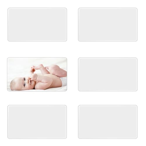 Sublimation Metal Blanks 2X3 Inch 6 Pack Aluminium Photo Sheets Double-sided Printing 6 2x3 Inch