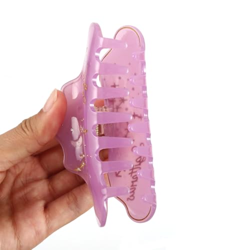 Sagittarius Constellation Acetate Hair Claw, Purple with Gold Accents Personalized Acetate Hair Clip for Women Gift 1 Piece