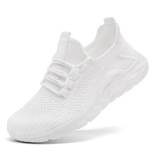 Women Running Shoes Tennis Walking Gym Sneakers Casual Slip on Workout Athletic Sport Jogging Hiking Shoes Fashion Comfy Light Mesh Shoes