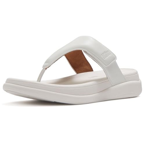 Image of FitFlop womens F-mode Go Adjustable Flatform Toe-post Sandals