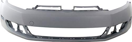 Garage-Pro Front Bumper Cover Compatible With 2010-2014 Volkswagen Golf, Fits 2010-2014 Volkswagen Jetta Primed Wagon