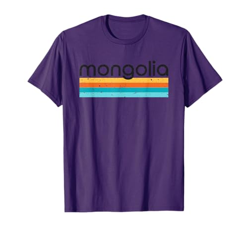 Mongolia Retro Design T-Shirt