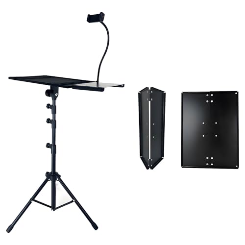 Soporte Ajustable Metálico para Proyector y Laptop