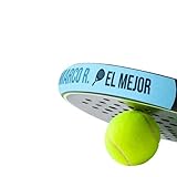 Made in Gift Protector para Palas de pádel Personalizado, Disponible en Diferentes diseños, Regalo Ideal para Deportistas y aficinados al Pádel (Diseño Texto Azul)