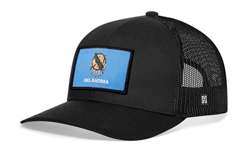 Image of HAKA State Flag Series Trucker Hat for Men & Women, Adjustable Baseball Hat, Golf Hat Snapback