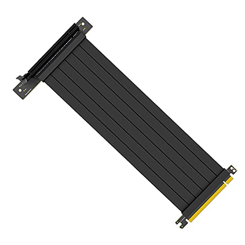 EDIY Video Card Riser Cable Universal 90 Degree Vertical Extension Cable Desktop Support Open Chassis High-Speed Adapter PCI-E3.0 x16 20cm