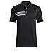 adidas Mens 3-Stripes Chest Sport Shirt (A324) - Black, XX-Large