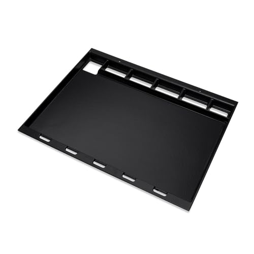 Weber Plancha Vollformat für Spirit 300 und Searwood Serie - gleichmäßige Hitze große Fläche für Fleisch Fisch und Gemüse Schwarz (6790)