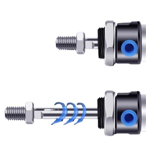 Cilindro neumático de doble efecto MAL serie mini con carrera de 25mm 3