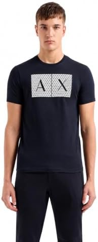 Armani Exchange Men's Triangulation Crew Neck T-Shirt