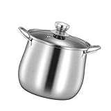 Casserole en acier inoxydable : facile et pratique à nettoyer, elle se range facilement lorsqu'elle n'est pas utilisée