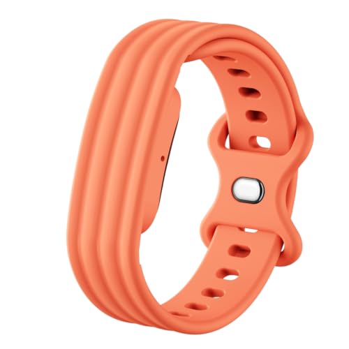 Image of Soft Silicone Strap Compatible with Google Fitbit Air, Sport Replacement Band, Adjustable Breathable Wristband for Workout, Running & Daily Wear