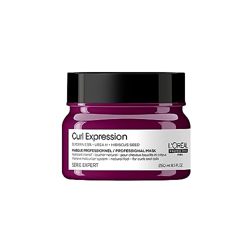 L'Oréal Professionnel Paris Curl Expression Mask - Moisturizes and Pre-Detangles For Curly and Coily Hair Types, Adds Shine, Paraben-Free