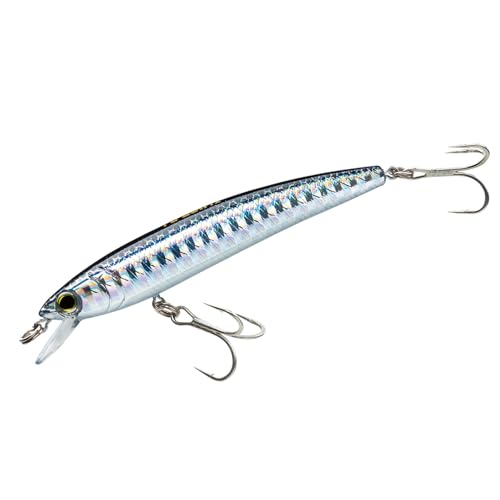 Yo-Zuri F1162-BL Pins Minnow Floating Diver Lure Silver/Black 70mm 2-3/4