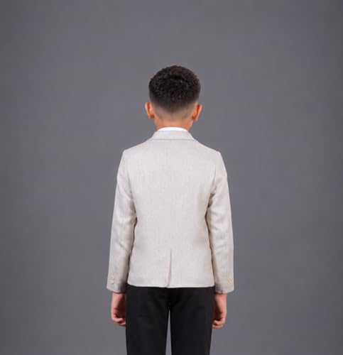 Image of SaintX Kids Boys Premium Blazer | Stretchable Structured Performance Grade Fabric | Fully Lined | Slim Fit | Formal & Casual Multi-Purpose Coat (1-14 Years KB02)