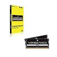CORSAIR Vengeance SODIMM DDR5 RAM 64GB (2x32GB) Bis zu 4800MHz CL40-40-40-77 1.10V Intel XMP 3.0 Laptop-Speicher – Schwarz (CMSX64GX5M2A4800C40) – Ansicht 6