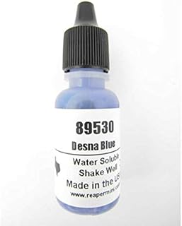 Desna Blue Master Series Hobby Paint .5oz Dropper Bottle Pathfinder Colors Reaper Miniatures