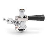 K&B Keg Tap Draft Beer Coupler - Multiple System Types (S-System Coupler, Brass)