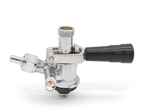 K&B Keg Tap Draft Beer Coupler - Multiple System Types (S-System Coupler, Brass)