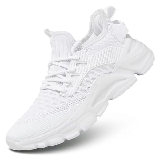 Womens Fashion Walking Sneakers Trainers Running Tennis Ladies Shoes Sports Jogging Gym Breathable Soft Sole Work Shoes White