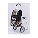 ACYUYC Chariot de Courses Panier Pliable Alliage d'aluminium avec Tabouret Tige à Tige réglable Corde élastique pour la Maison et la Sortie Caddie de Courses Grande Capacité (Color : 6)