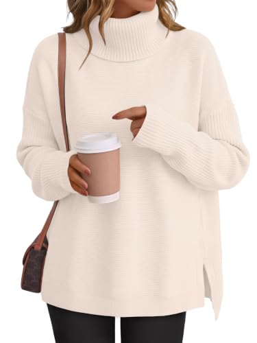 LILLUSORY Womens Turtleneck Oversized Sweaters 2026 Fall Fashion Outfits - image 1