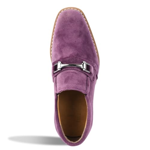 LIBERTYZENO Boys Velvet Kids Buckle Slip On Dress Loafer Shoes for Prom Graduation4