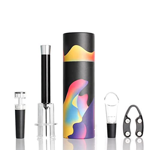 gulang-keng Wein Luftdruck Pumpenöffner Set Nadel Weinflasche Korken Entferner Zubehör Werkzeug Luftdruckpumpe Weinöffner Cover