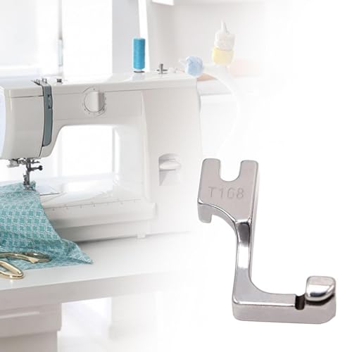 Pie para máquina de coser cremallera invisible de acero miniatura 7