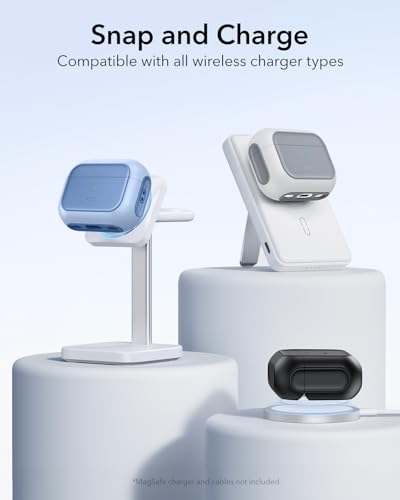 Image of ESR for AirPods Pro 3 Case, Compatible with AirPods Pro Case 3rd Generation (2025), Compatible with MagSafe, Full Drop Protection Cover with Lanyard, Blue