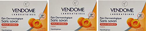 Laboratoires Vendôme - Pain Dermatologique Peaux Sensibles - Pain 100 g - Lot de 3