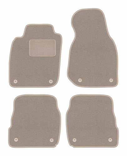 Tapis auto en velours beige pour Audi A6 C5 : confort haut de gamme pour intérieur break