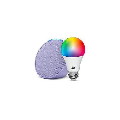 Echo Pop + Evolux Smart Bulb | Lavender Bloom