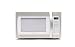 Farberware FMO13AHTPLE 1.3 Cu. Ft. 1100-Watt Microwave Oven with Smart Sensor Cooking, ECO Mode and LED Lighting 2.2, White and Platinum