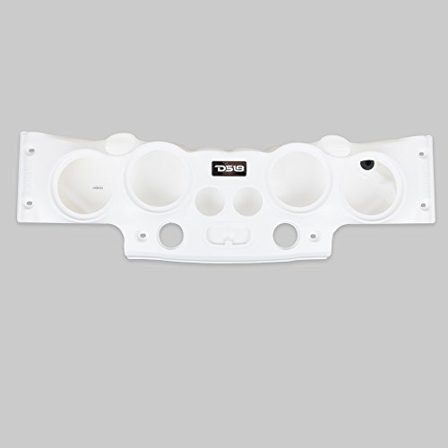 DS18 JK-SBAR/WH White Jeep Wrangler Overhead Soundbar for JK & JKU 2007-2017 Will Accommodate 4 x 8-inch Speakers, 4 x 1.75-inch Tweeters, 2 x 1.31-inch Screw-on Drivers