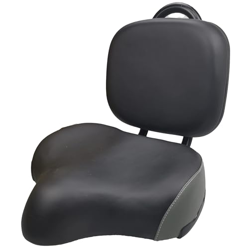 ZUKKA Rückenlehne Sattel Fahrradsattel mit Rückenlehne,Fahrradsitz...