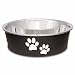 Loving Pets Bella Bowl for Dogs, Small, Espresso