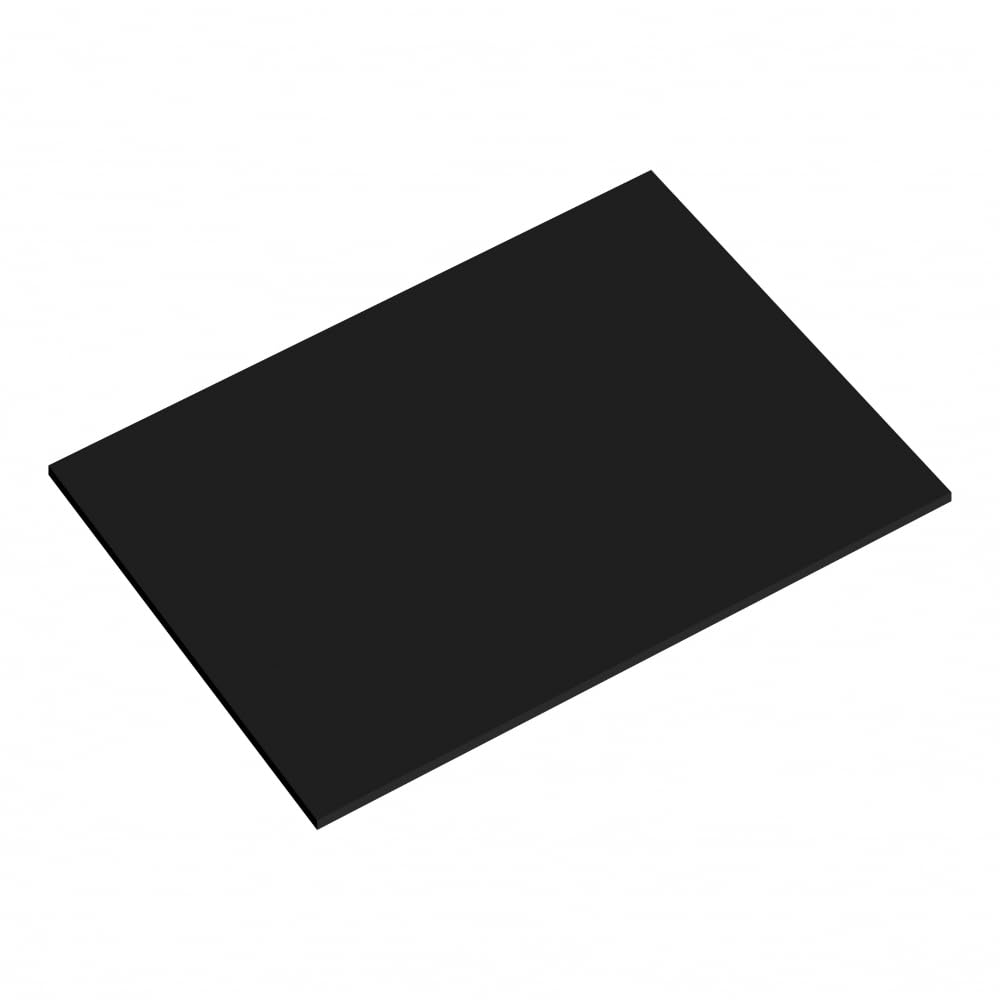 Simply Making Oblong Rectangle Masonite White or Black Cake Board, Gloss and Matt Masonite Board (Black Matt, 18" x 14")