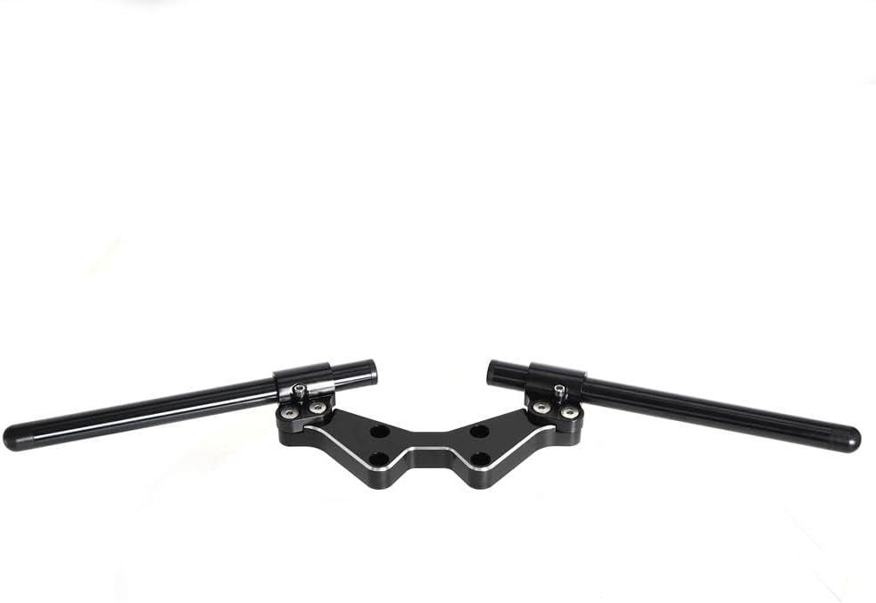 3D Aluminum Motorcycle Adjustable Handlebar Risers Clip-On Handle Bar Kit Sport For GROM MSX125 2013-2025 CT125 TRAIL 125 Hunter Cab Hunter Cub 2020-2025 (Black)