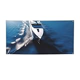 Yacht-Banner für drinnen und draußen, Party-Banner und Schilder, personalisierbares Poster, Foto-Hintergrund, für Business, Abschlussfeier, Hochzeit, Veranstaltung, Dekoration, klein