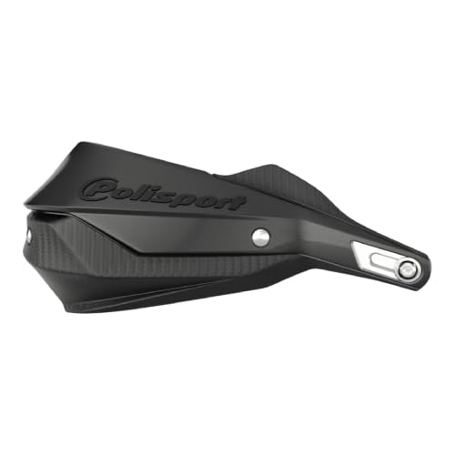 POLISPORT 8308800002 - Paramanos TRAIL BLAZER 2 puntos de fijación MX-Style fabricado en plástico con kit de montaje incluido compatible con todos los modelos de motocross/enduro en color negro
