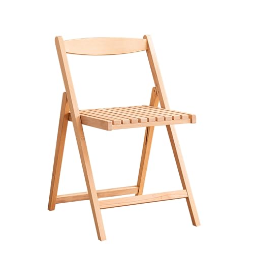 Sillas plegables de madera maciza negra, capacidad de 440 libras para bodas, fiestas, cenas, picnics y uso en la oficina, sillas de comedor portátiles y que ahorran espacio