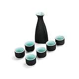 CADEAU IDÉAL: un ensemble de sakés japonais de conception exquise et bien fait est un merveilleux choix comme cadeau pour vos amis et votre famille, leur permettant de profiter de la vie classique et exotique