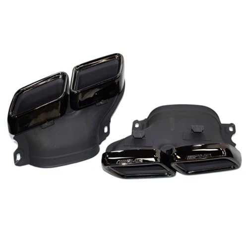 Carbon Fiber Glossy/Matte Black AMG Exhaust Tips Muffler