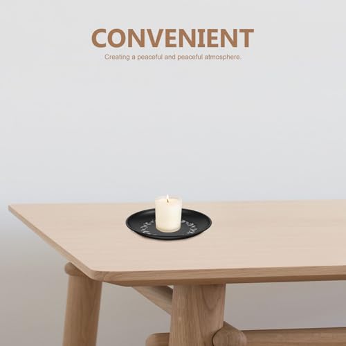 Soporte elegante para candelabros EXAOMBLE en acero inoxidable 5