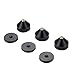 IDOLOVA 8 Set Speaker Stand Feet Foot Pad Aluminium Alloy Metal Spikes Cone Floor Foot Nail Black, 500340331A3