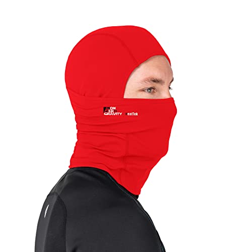 Nonzero Gravity Pasamontañas térmico de Invierno, Talla única, Tactical - Rojo