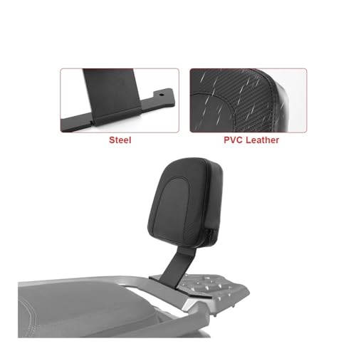 Soutien dossier passager ergonomique avec plaques de support pour YW125