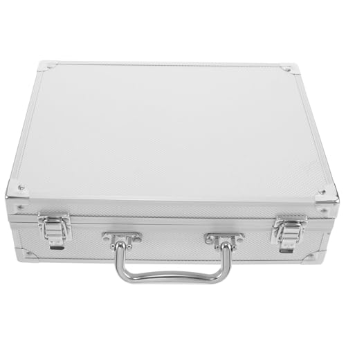 Aluminum Tool Box Small Toolbox for Men Case Organizer Padded Storage Container Aluminum Alloy Hard Case for Instruments